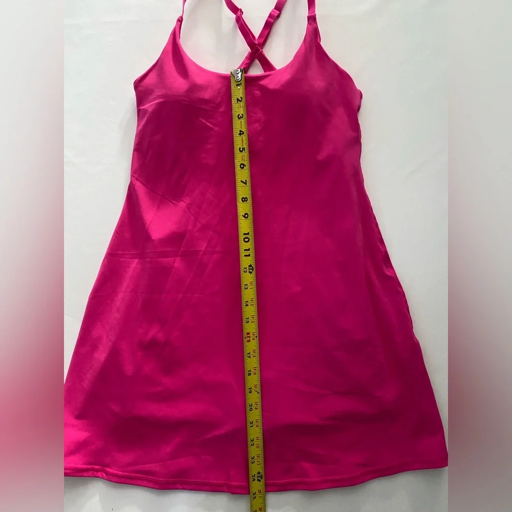 Ewedoos Tennis Dress Athletic Dress Summer Dress Hot Pink Mini size Small